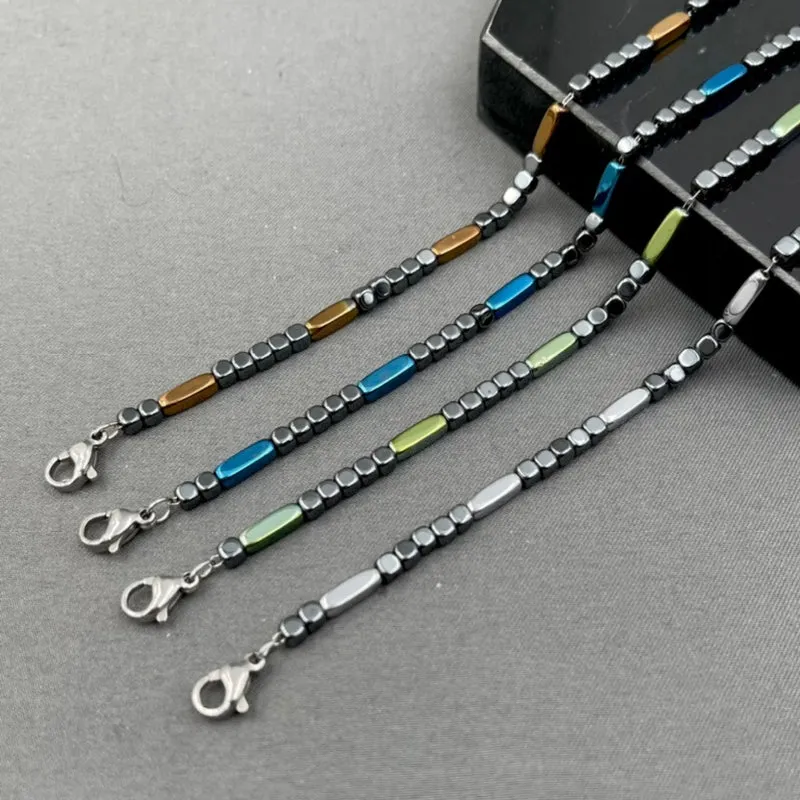 Soda - Bracciale Uomo ematite 4 mm
