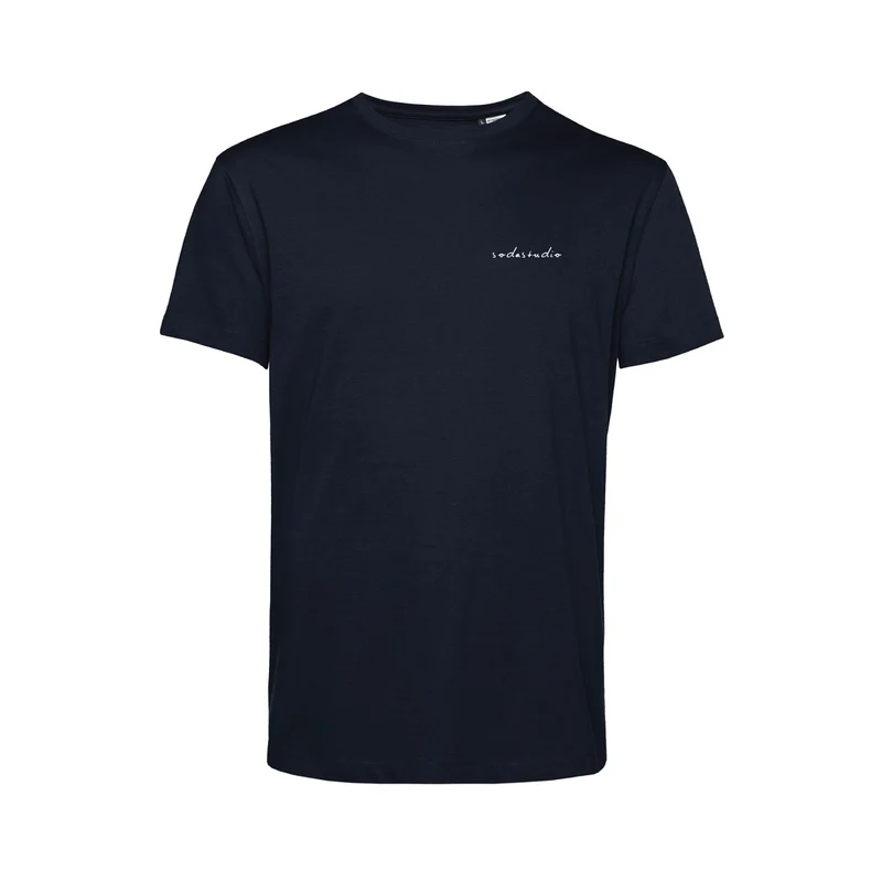 Soda Studio - T-Shirt People Bianco - Blu