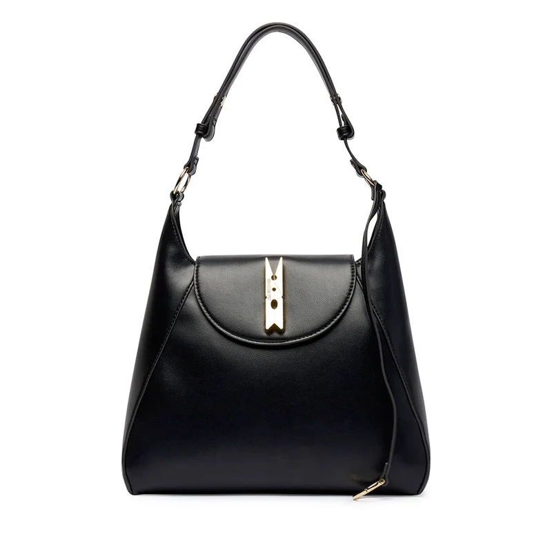 Hobo Bag Donna LOVE MOSCHINO linea Pinned Love Nero