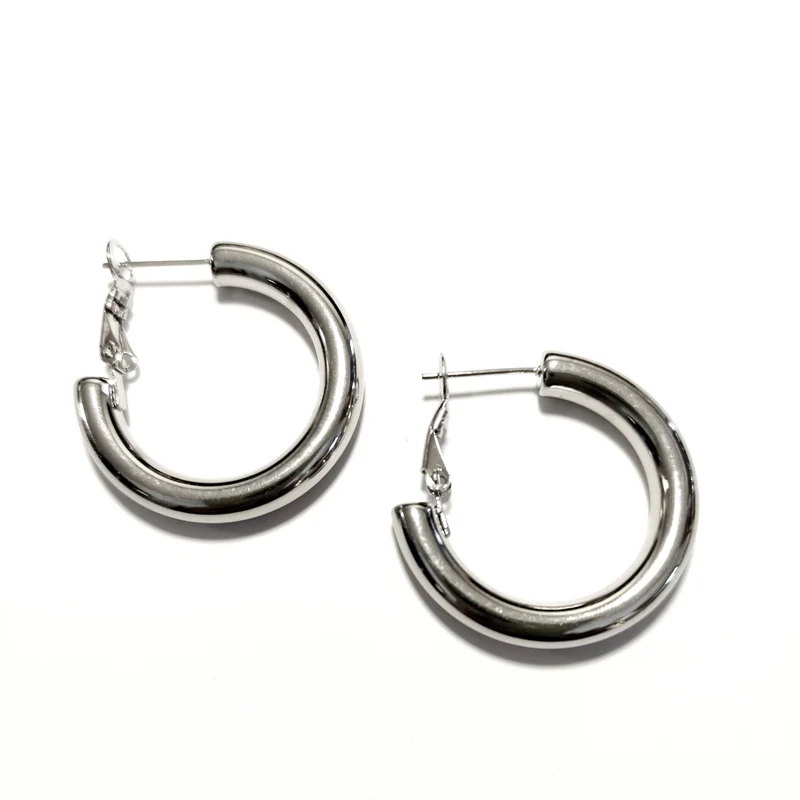 SODAJEWELS - Orecchino maxi liscio 25 mm
