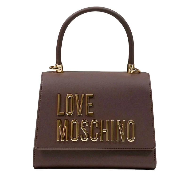 Borsa Donna a Mano Small LOVE MOSCHINO linea Bold Bag Marrone