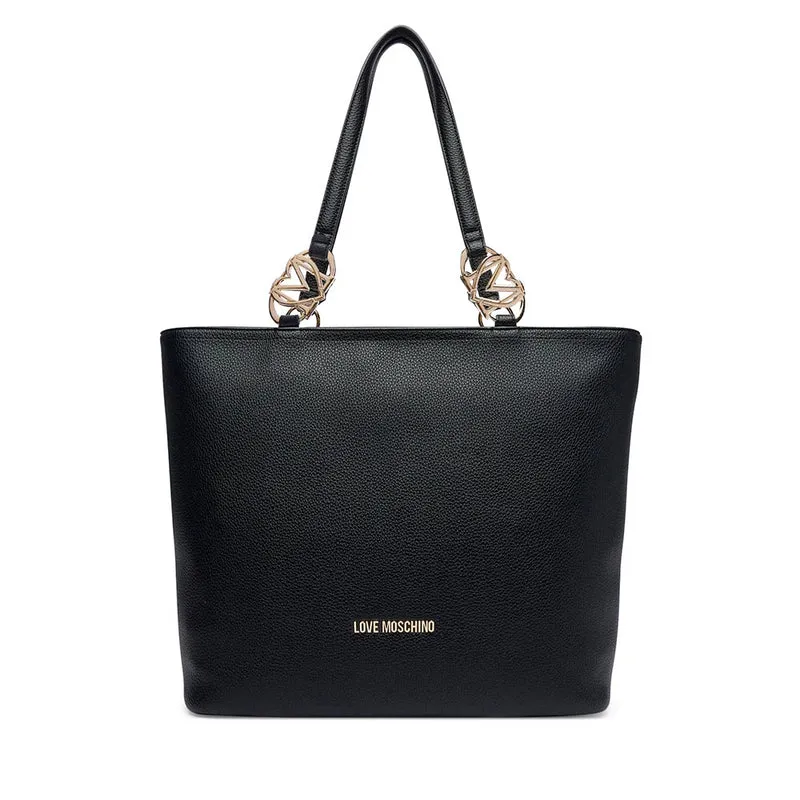 Shopping Bag Donna LOVE MOSCHINO linea Jewel Nera