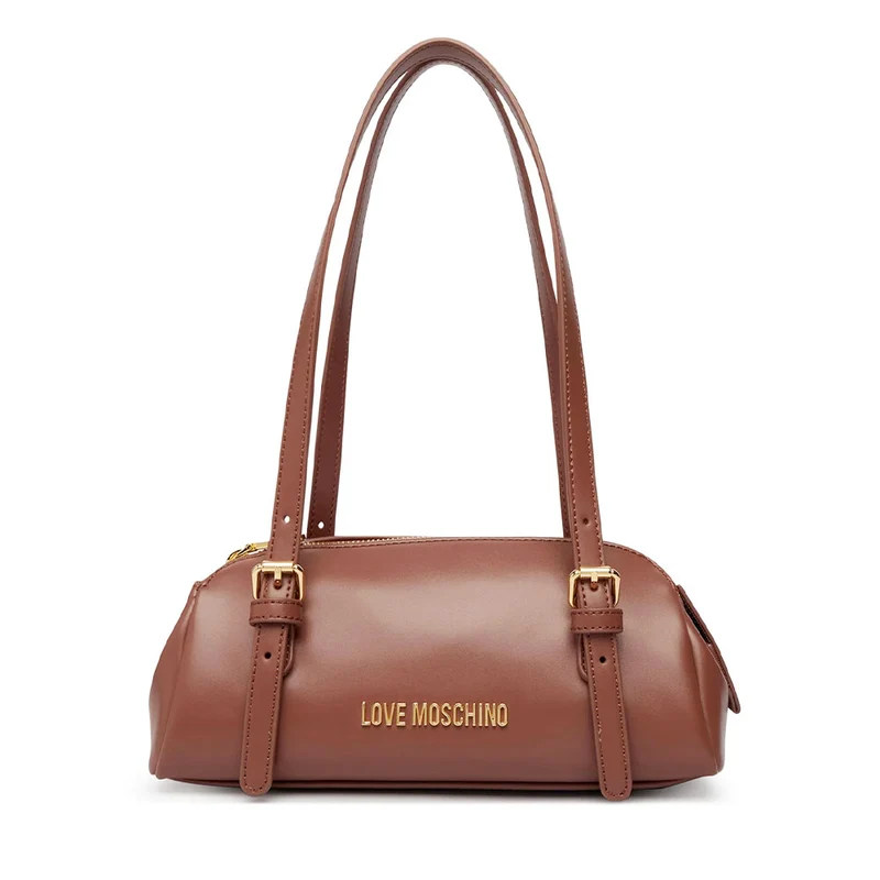 Borsa Bauletto a Spalla LOVE MOSCHINO linea Smart Daily Bag color Cuoio