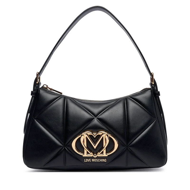 Borsa Donna Sottospalla LOVE MOSCHINO linea Embossed Nero