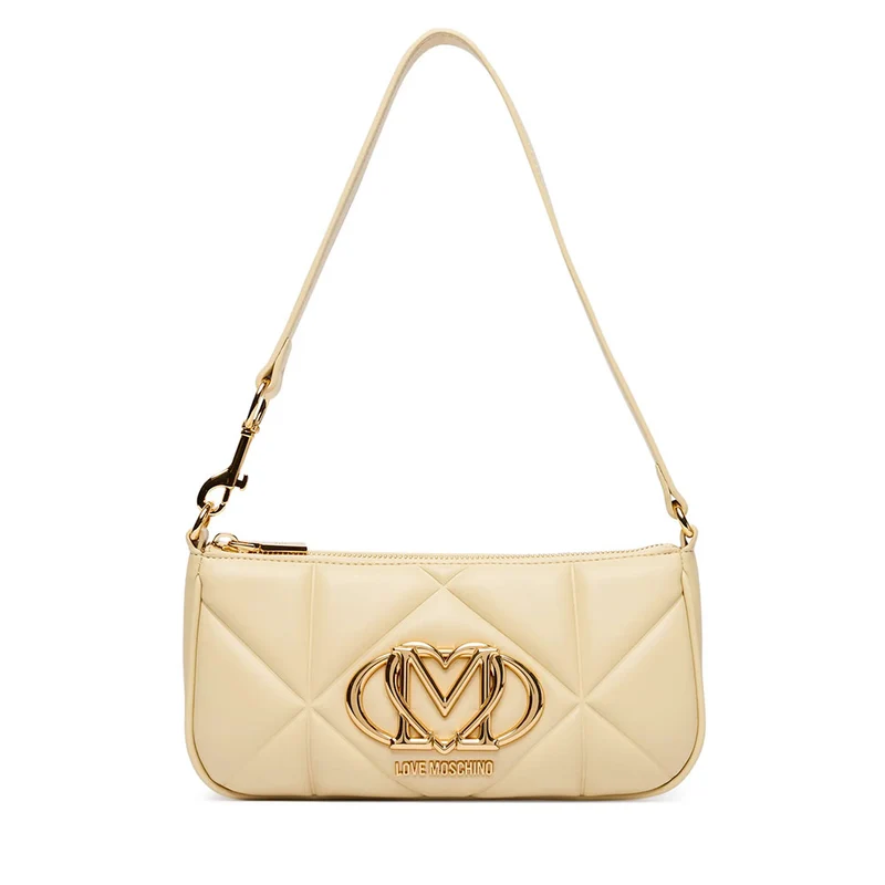 Borsa Donna Mini Sottospalla LOVE MOSCHINO linea Embossed color Burro