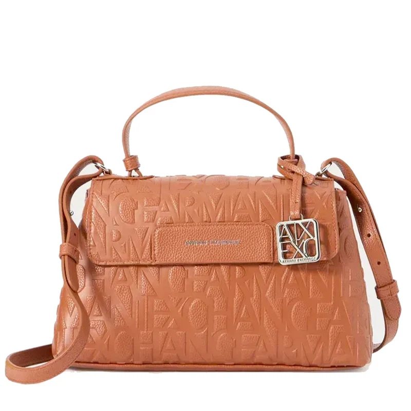 Borsa Donna a Mano con Tracolla ARMANI EXCHANGE colore Coconut Shell Linea Liz