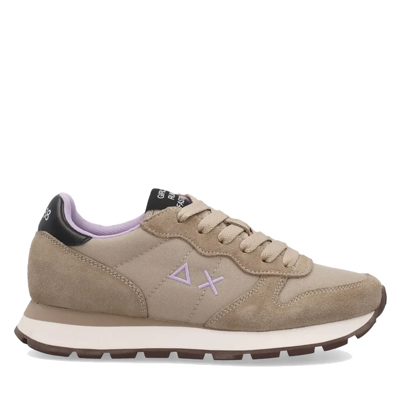 Sneakers Donna SUN68 Ally Solid Beige Scuro - Z46201