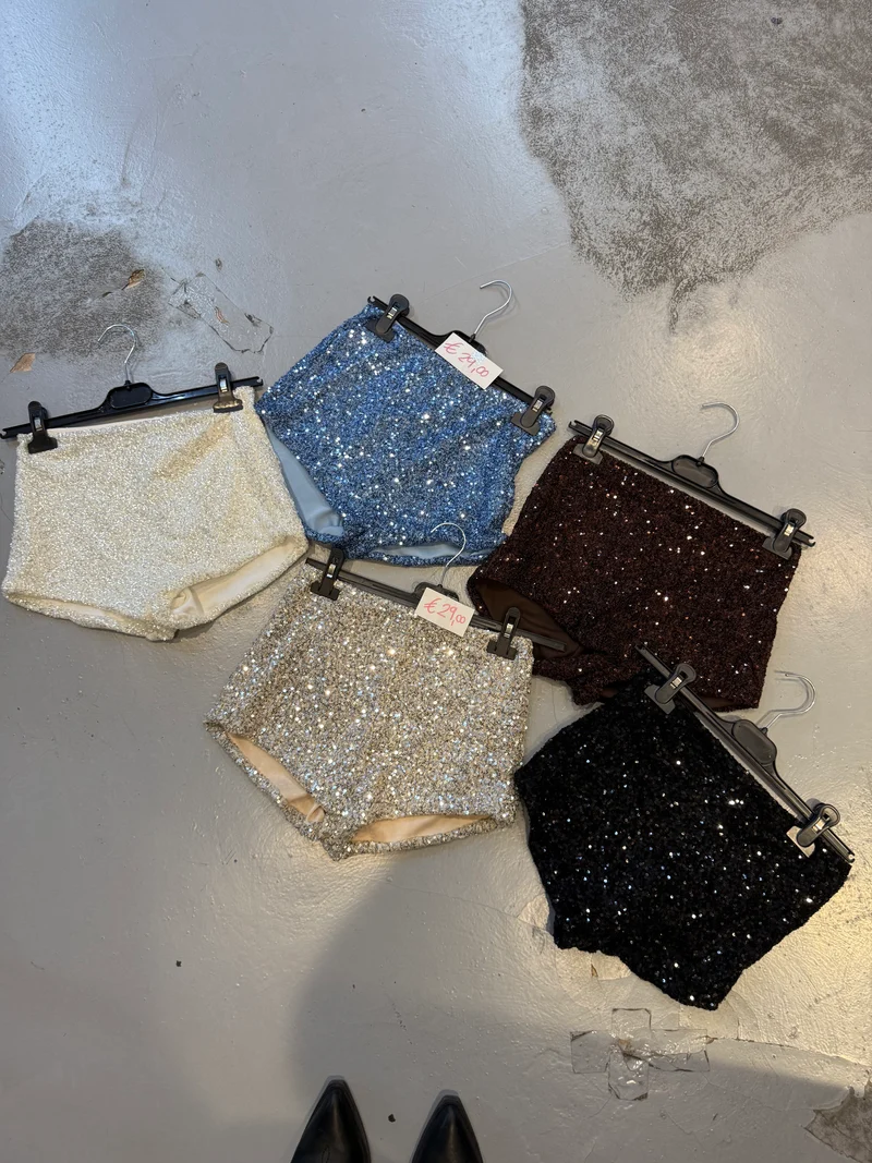 Pantaloncino glitter