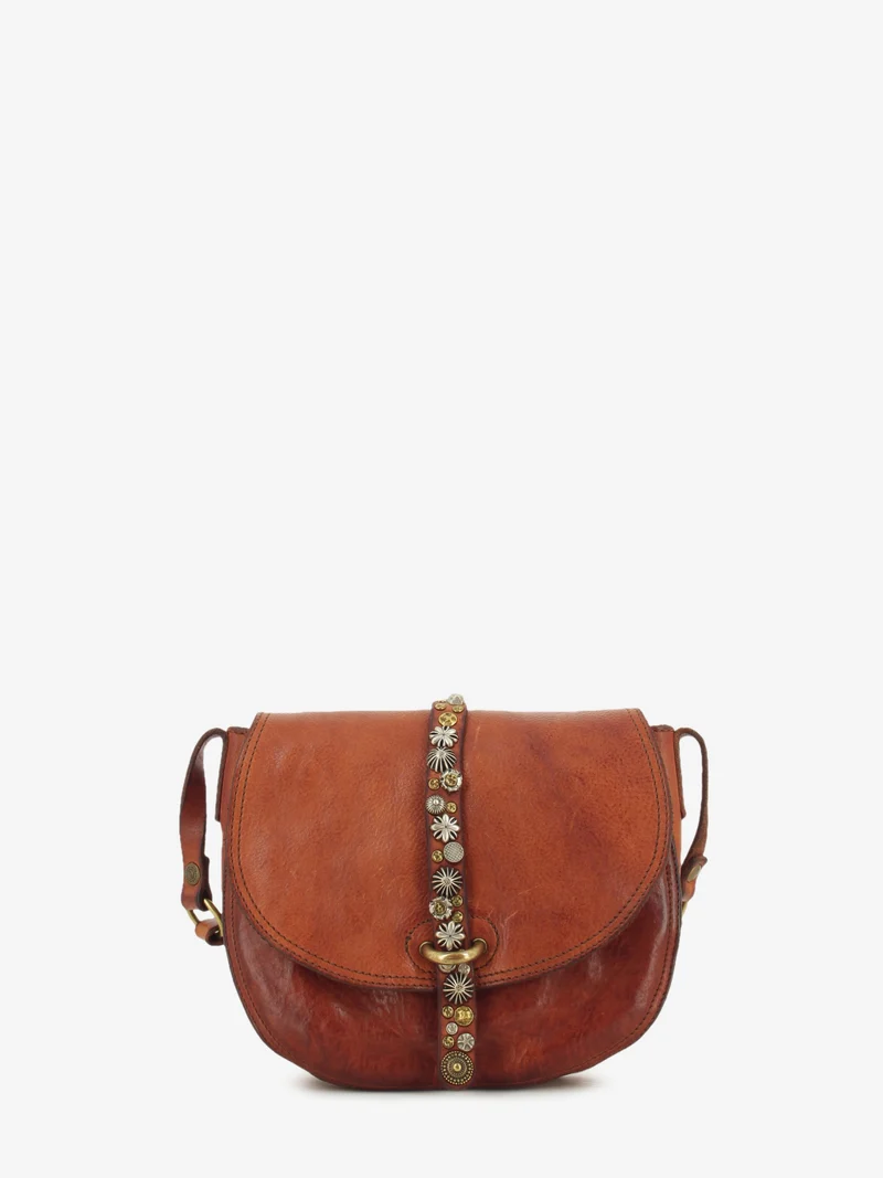 Borsa Linda a tracolla cognac