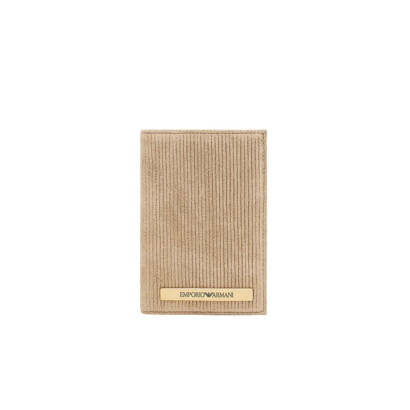 Portacarte verticale Uomo in suede