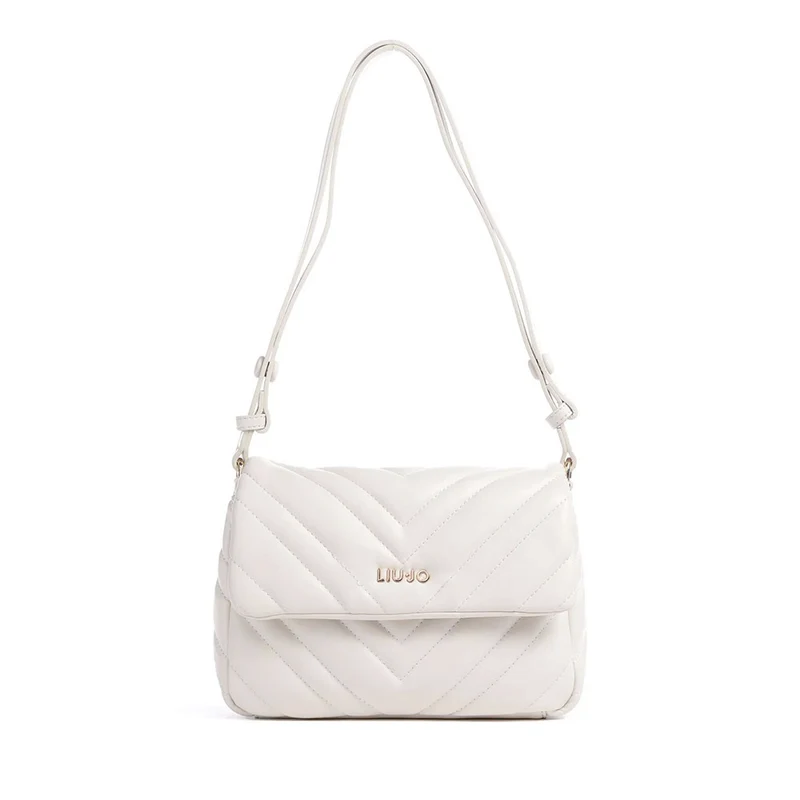 Borsa Donna Media a Spalla LIU JO Matelassè color Marmo