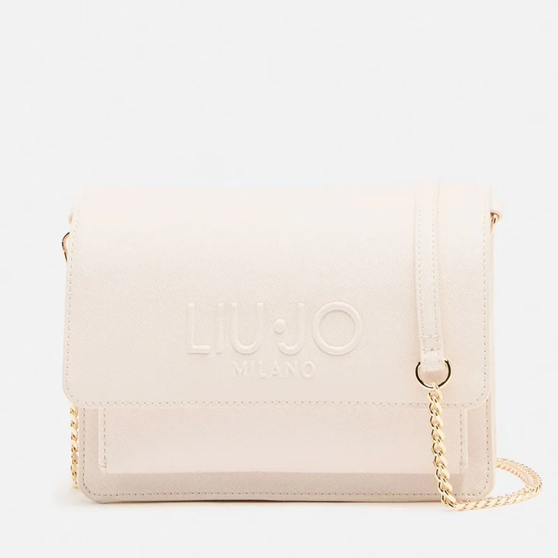 Borsa Donna con Tracolla in Catena LIU JO Better stampa Saffiano color Marmo
