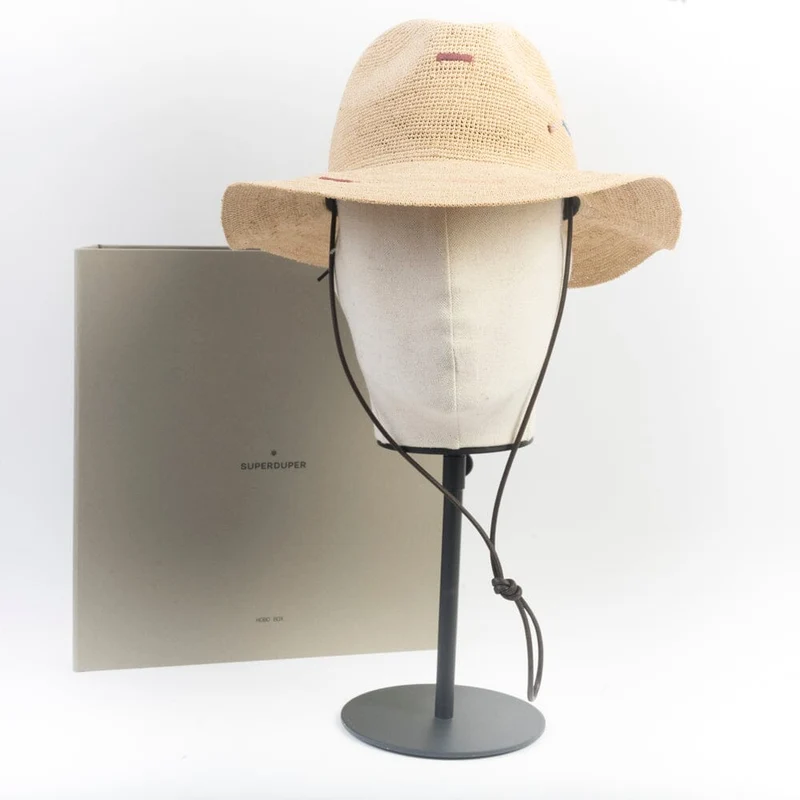SUPER DUPER HATS - Wandermate - Rafia Crochet - 8354 - Natural
