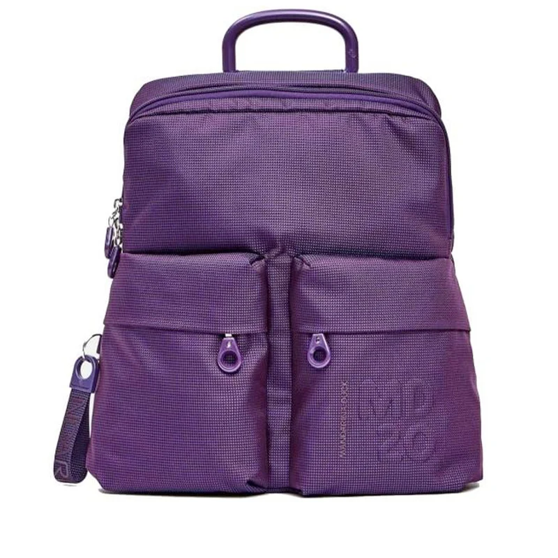 Zaino Donna MANDARINA DUCK in Tessuto Linea MD20 Colore Plum Perfect