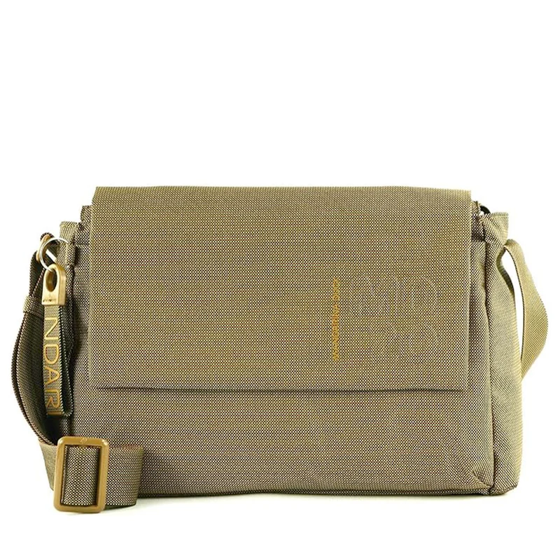 Borsa Donna a Tracolla MANDARINA DUCK Chiusa con Pattina in Tessuto colore Oil Linea MD20