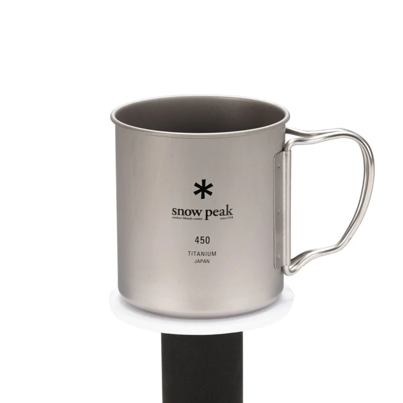 SNOW PEAK - TAZZA TITANIUM SINGLE WALL 450 - MG - 143 GRIGIO
