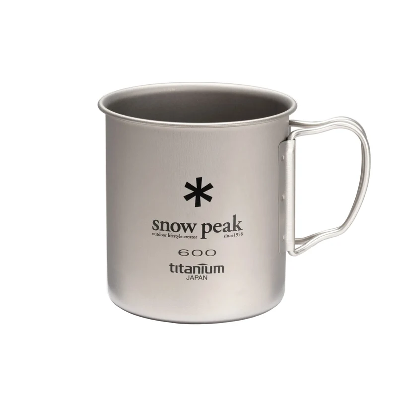SNOW PEAK - TAZZA TITANIUM SINGLE WALL 600 - MG - 044R GRIGIO