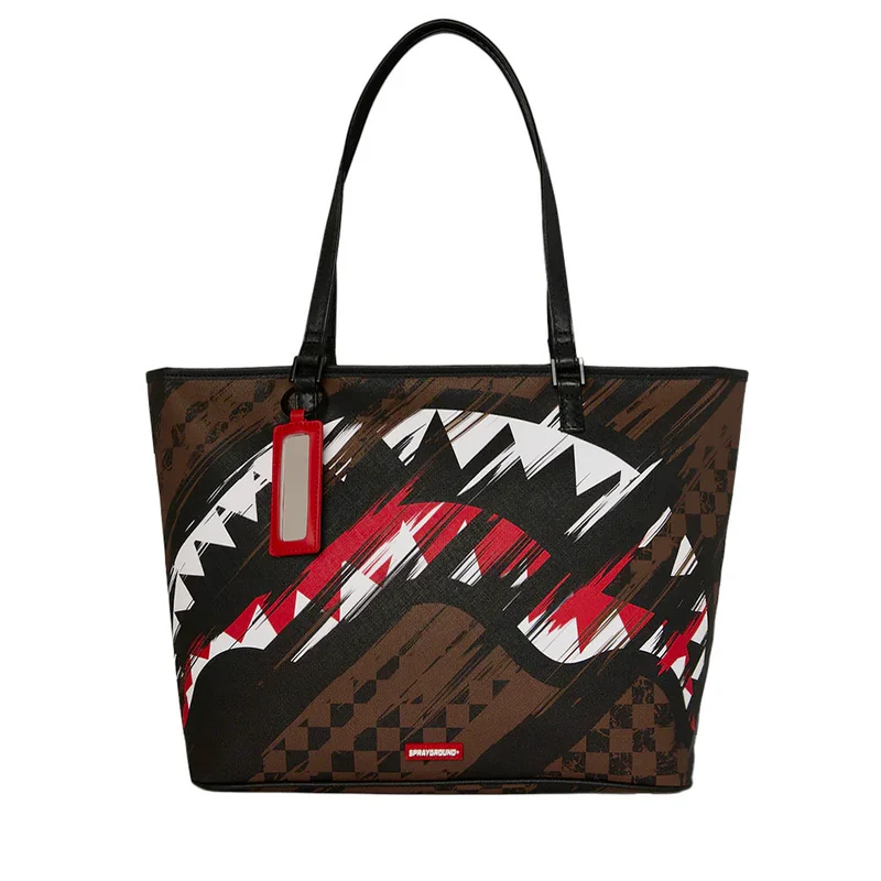 Borsa Tote Donna SPRAYGROUND stampa Smeared Grunge