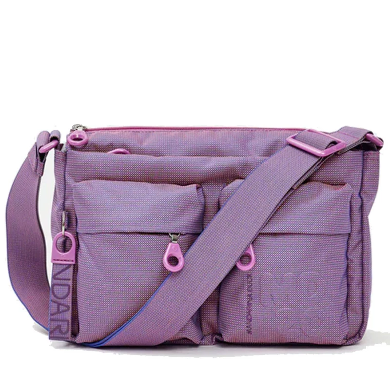 Borsa Donna a Tracolla MANDARINA DUCK in Tessuto Linea MD20 Colore Sushi Flower - P10QMTX5