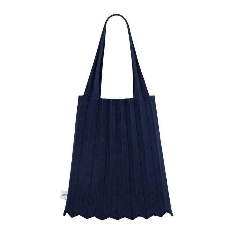 PLEATSMAMA - Borsa a Spalla - SB04-NA1 NEW SHOULDER BAG - Navy