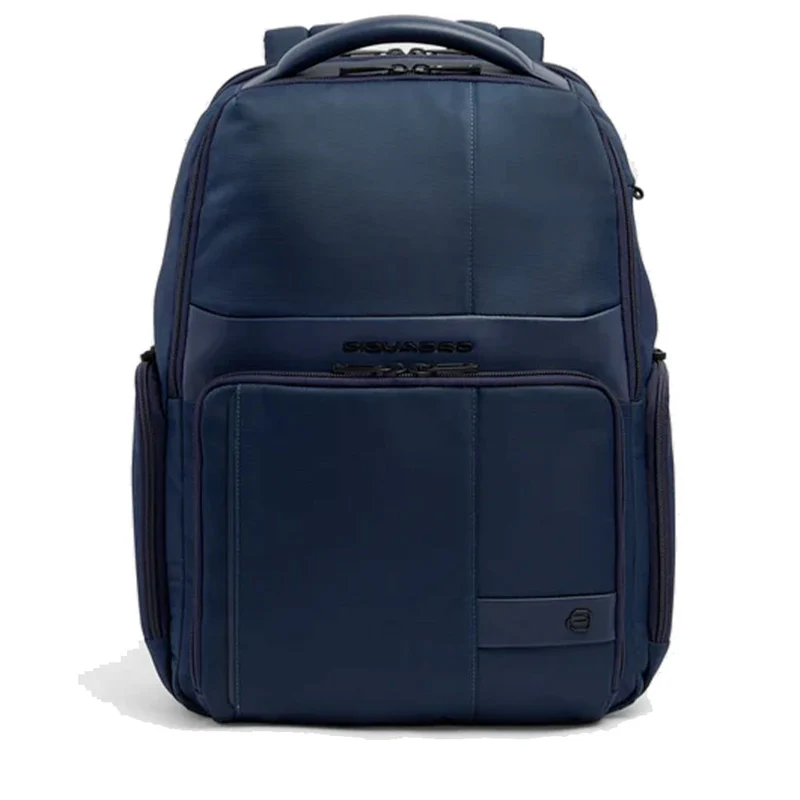 Zaino PIQUADRO porta Pc 15,6" in Tessuto e Pelle Colore Blu Linea Wollem - CA6239W129
