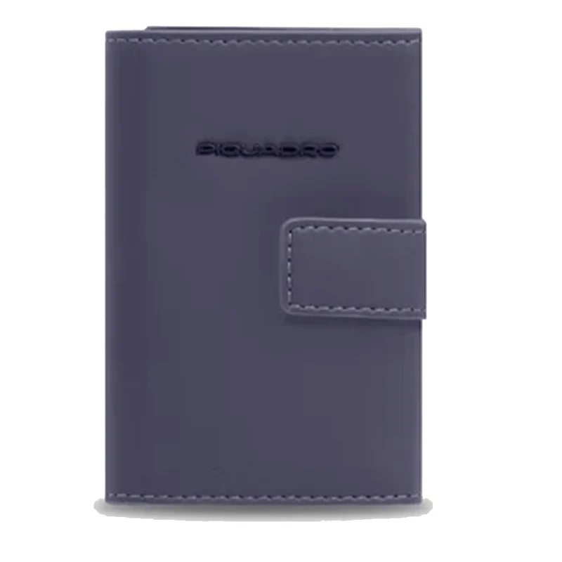 Portacarte PIQUADRO in Tessuto e Alluminio con RFID Colore Blu Linea Corner 2.0 - PP5649C2OWR