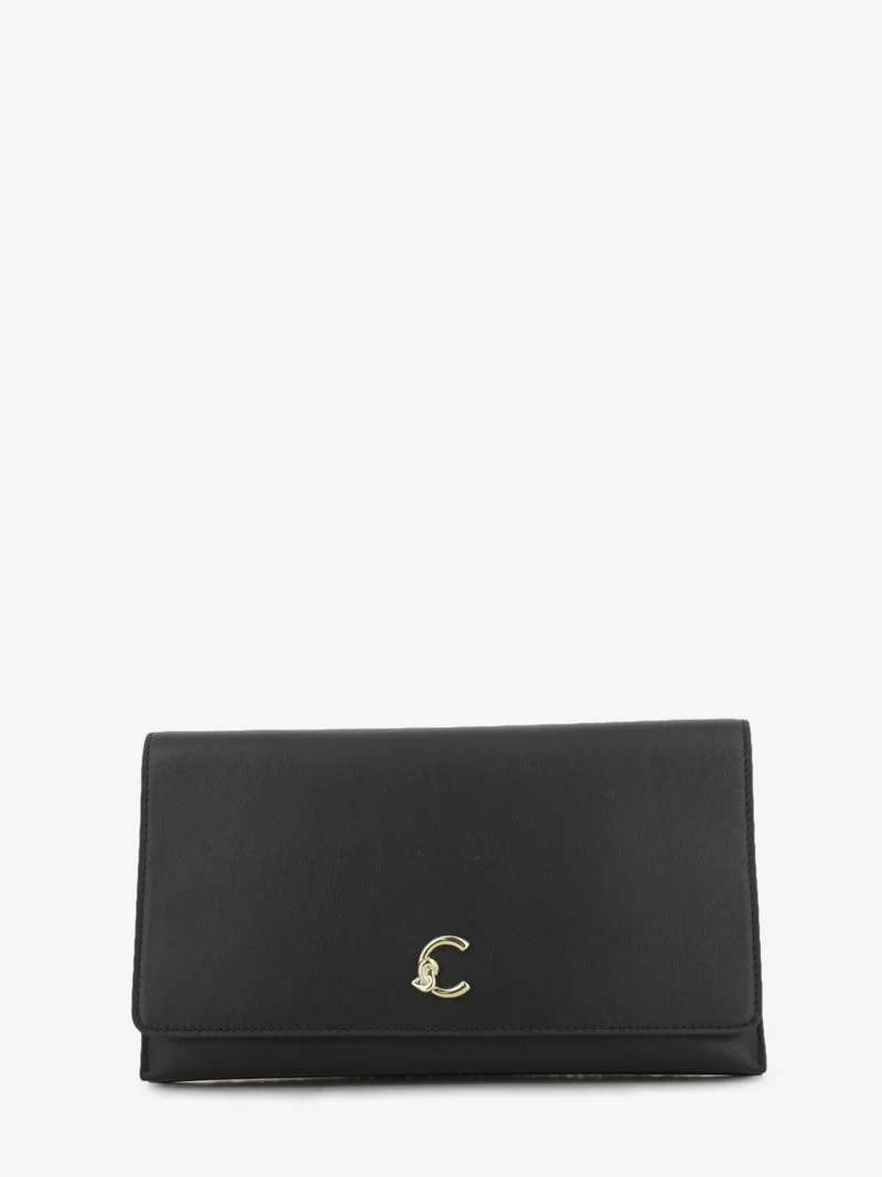 Mini bag smooth leather noir
