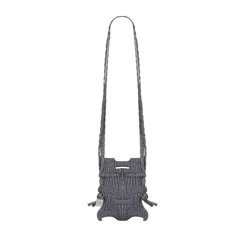 PLEATSMAMA - Borsa a Tracolla - BP01-GW1 MINI CROSS BOW - Glitter Stone