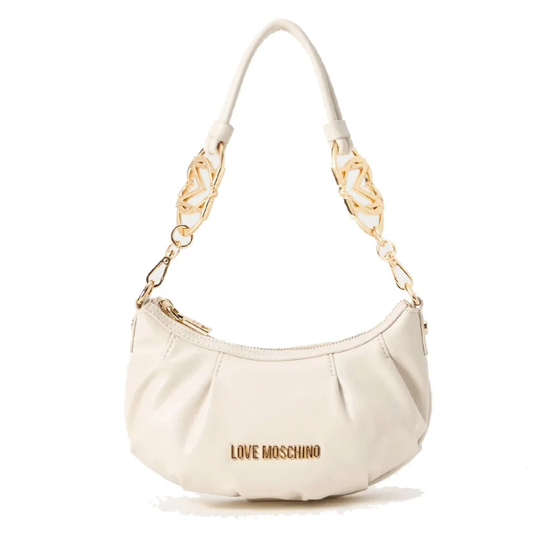 Mini Hobo Bag Donna LOVE MOSCHINO linea Jewel Avorio