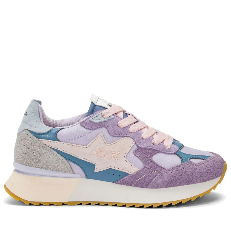 Scarpe Donna Sun68 Sneakers Stargirl Multicolor Option Lilla - Z36215