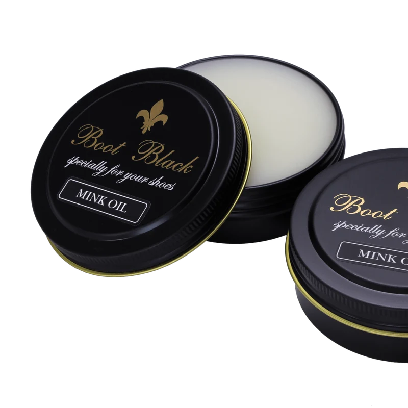 BOOT BLACK - Crema per pelli Oleate - Mink Oil