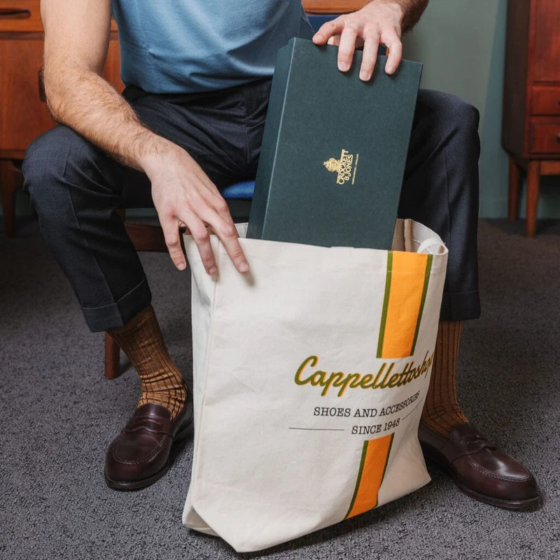 CAPPELLETTOSHOP - BORSA UOMO - UNISEX tote canvas Cappellettoshop