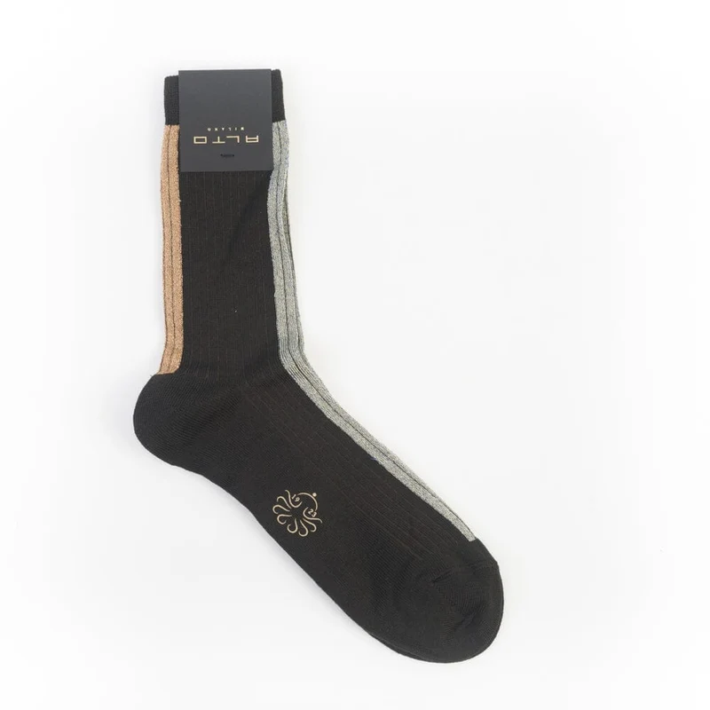 ALTO MILANO - 2069dc- Calzino ALTEA - col. 05 Marrone