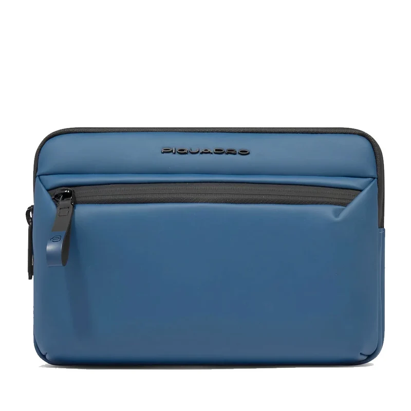 Pochette Uomo Piquadro in Tessuto colore Avio con Tracolla Linea Corner - AC6492C2OW