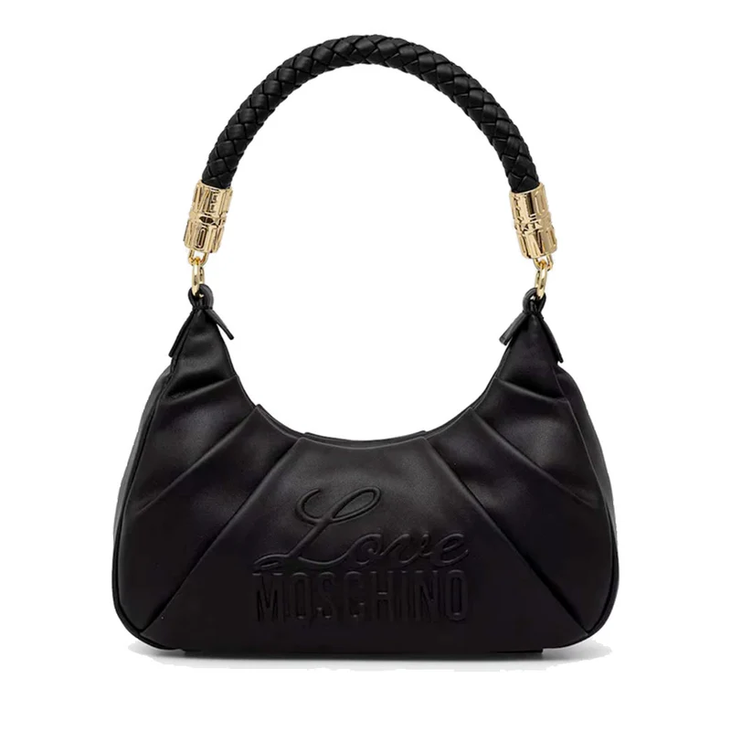 Borsa Donna Sottospalla LOVE MOSCHINO in Ecopelle Nera