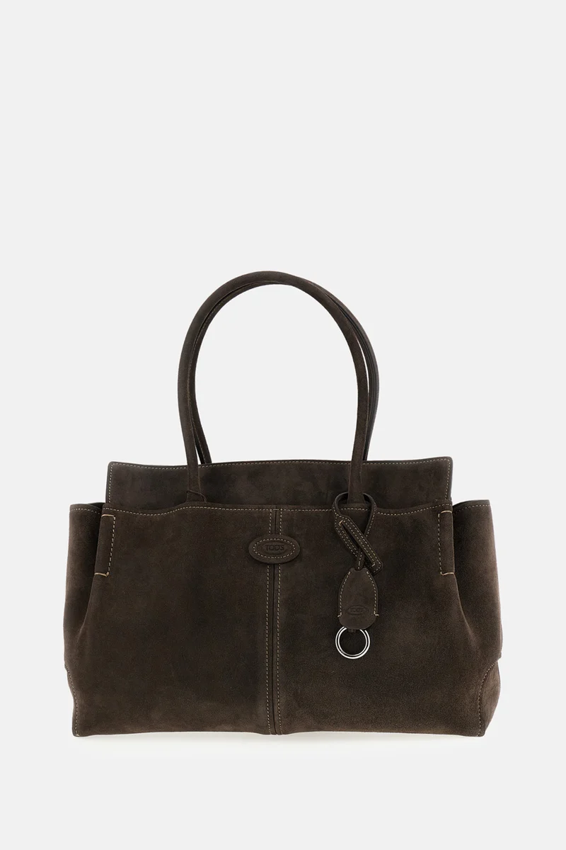 BORSA SHOPPING MEDIA IN PELLE SCAMOSCIATA