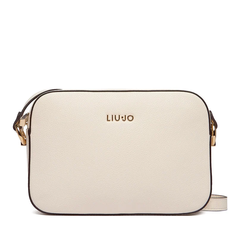 Borsa Donna a Tracolla Media LIU JO Better effetto Bottalato color Crema