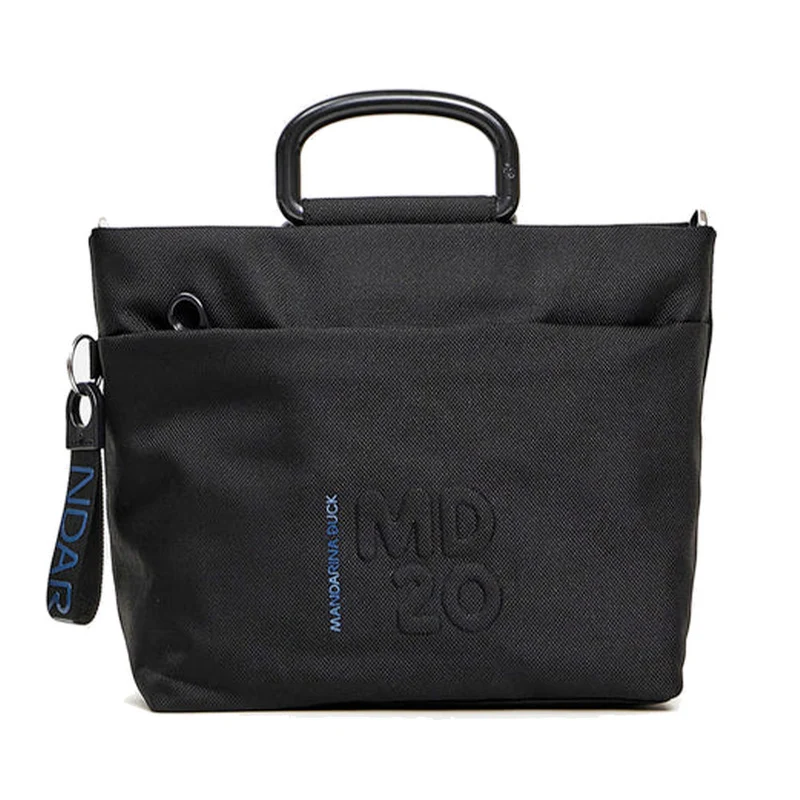 Borsa Donna a Mano MANDARINA DUCK in Tessuto Nero Linea MD20