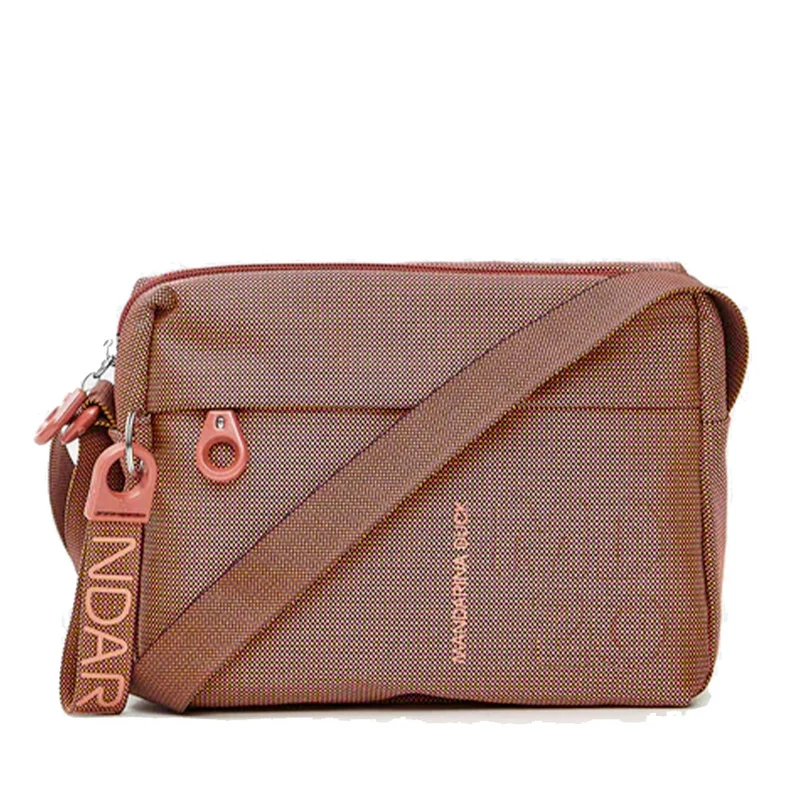Borsa Donna a Tracolla Piccola MANDARINA DUCK in Tessuto colore Pecan Nut Linea MD20 - P10QMT34