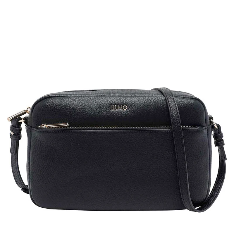 Borsa Donna a Tracolla LIU JO Better effetto Bottalato Nero