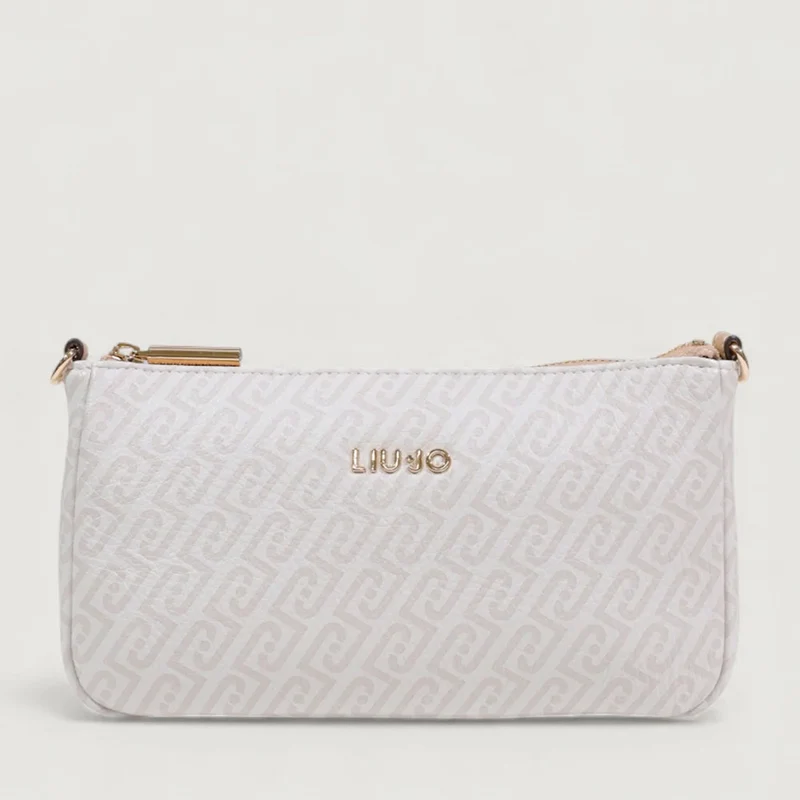 Mini Bag Donna LIU JO stampa Monogram Bianco