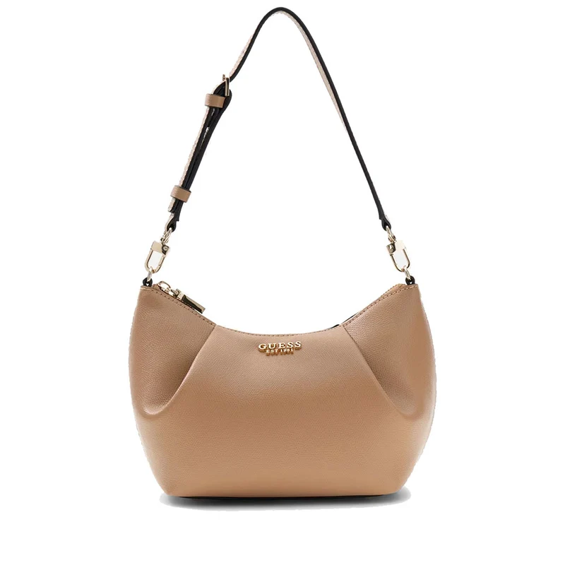 Borsa Donna Hobo a Spalla GUESS Linea Amorette colore Beige