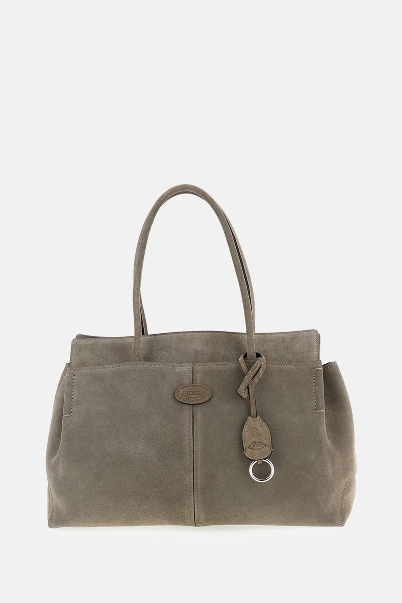 BORSA SHOPPING MEDIA IN PELLE SCAMOSCIATA