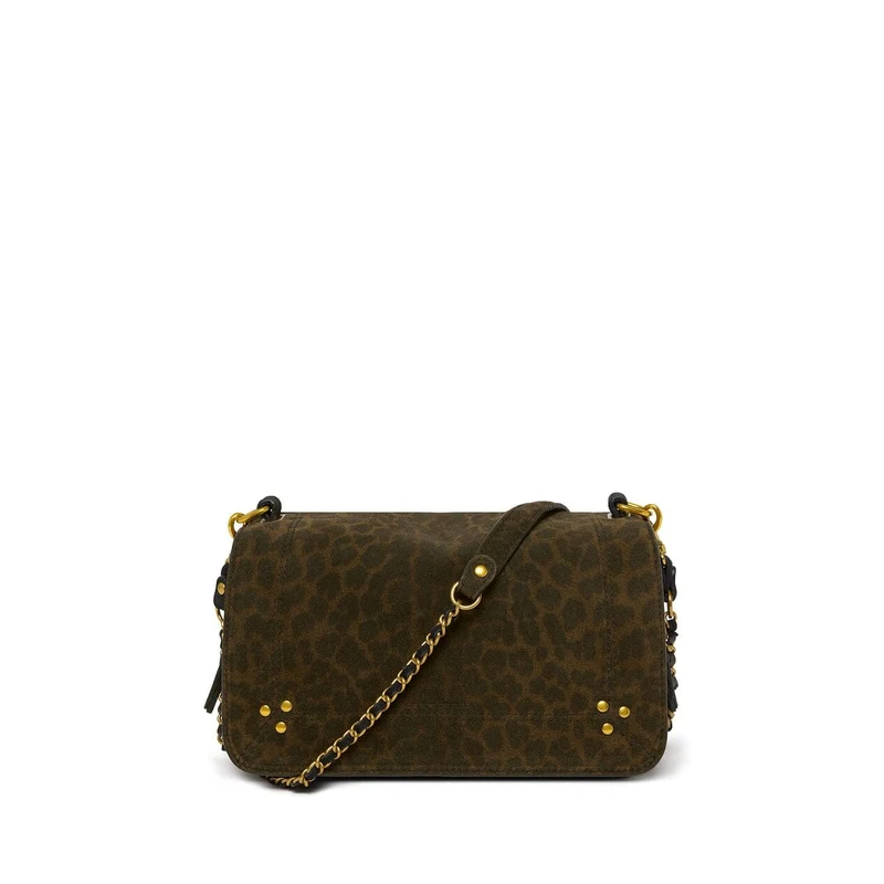 JEROME DREYFUSS - Borsa A Tracolla - Bobi - Leopard Kaki