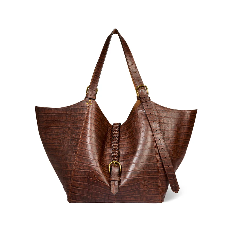 JEROME DREYFUSS - Borsa A Spalla - JOSEPH M - Imprime_croco_cigare