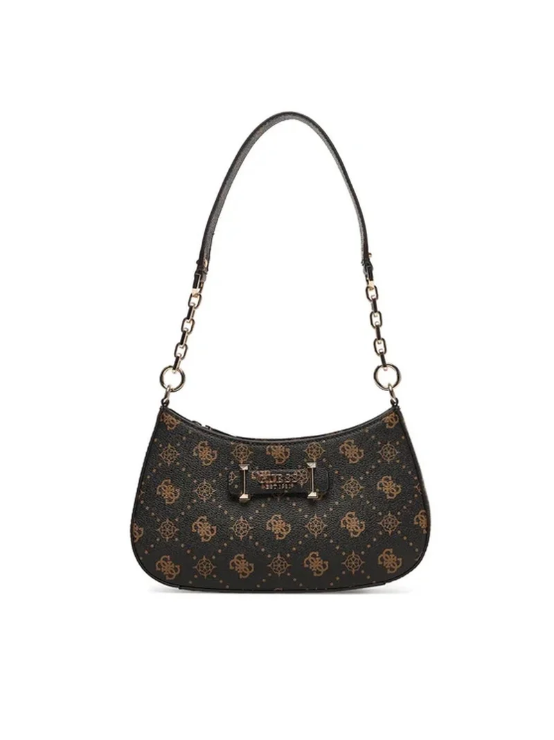GUESS CARRIE LOGO TOP ZIP SHLDR BAG