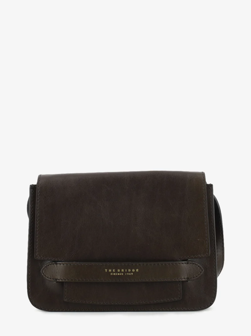 Borsa Crossbody Lucrezia moka / gold