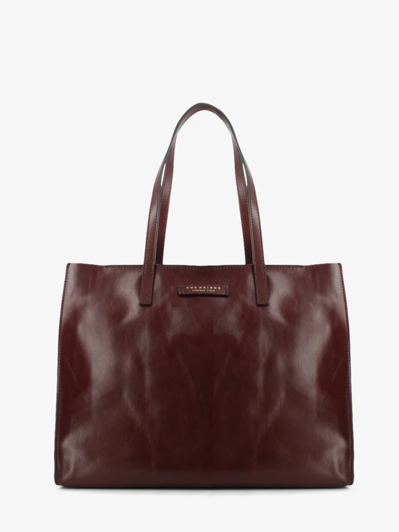 Shopper Mirra barolo / oro