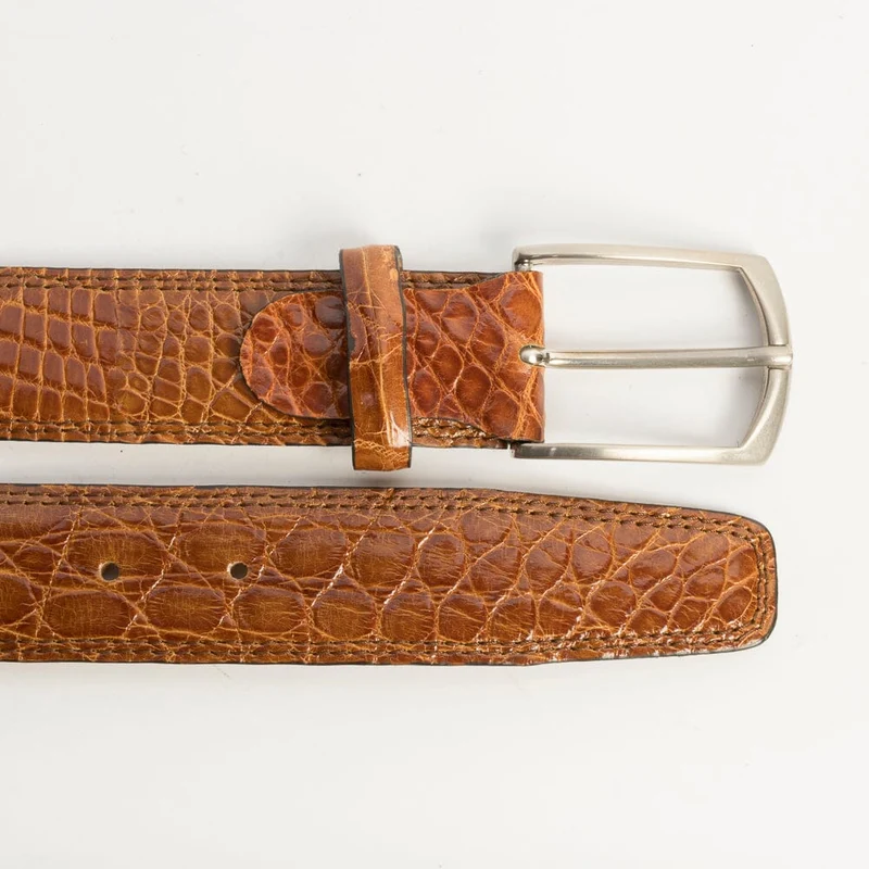 REPTILE'S HOUSE - Cintura - Stampa Cocco - Cuoio