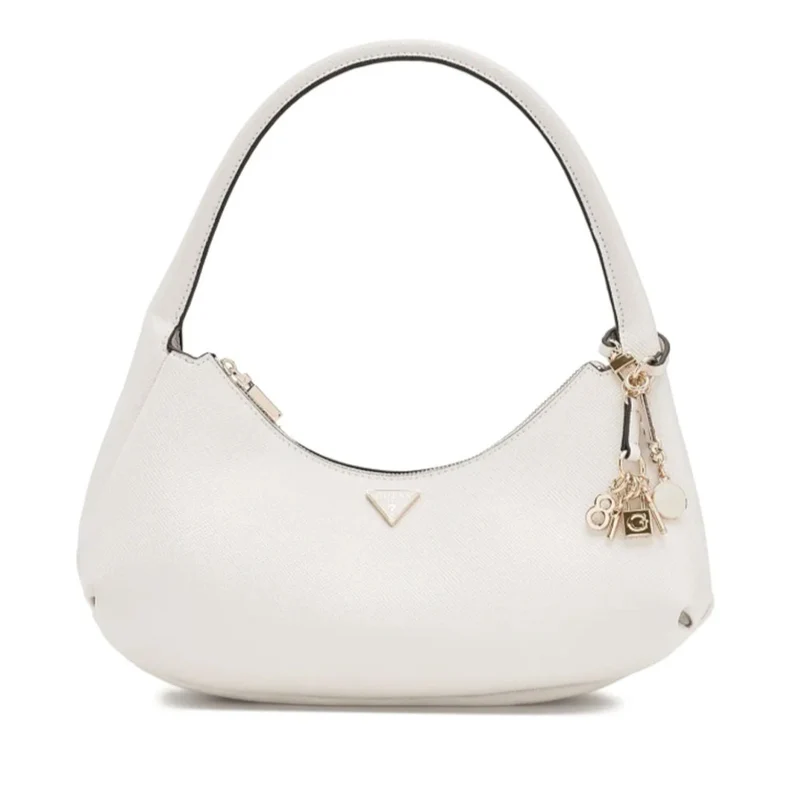 Borsa Donna Hobo a Spalla GUESS Linea Gilda Colore Off White